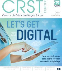Cataract & Refractive Surgery Today Europe crstodayeurope.com cover image April 2016